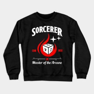 D&D Character Class Sorcerer Crewneck Sweatshirt